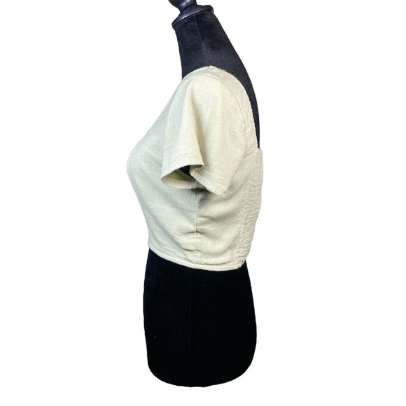 Hollister Square Neck Crop Top Light Green Size Small​ - Picture 2 of 8